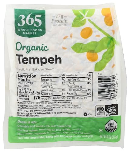365 by Whole Foods Market, Organic Tempeh, 12 Ounce