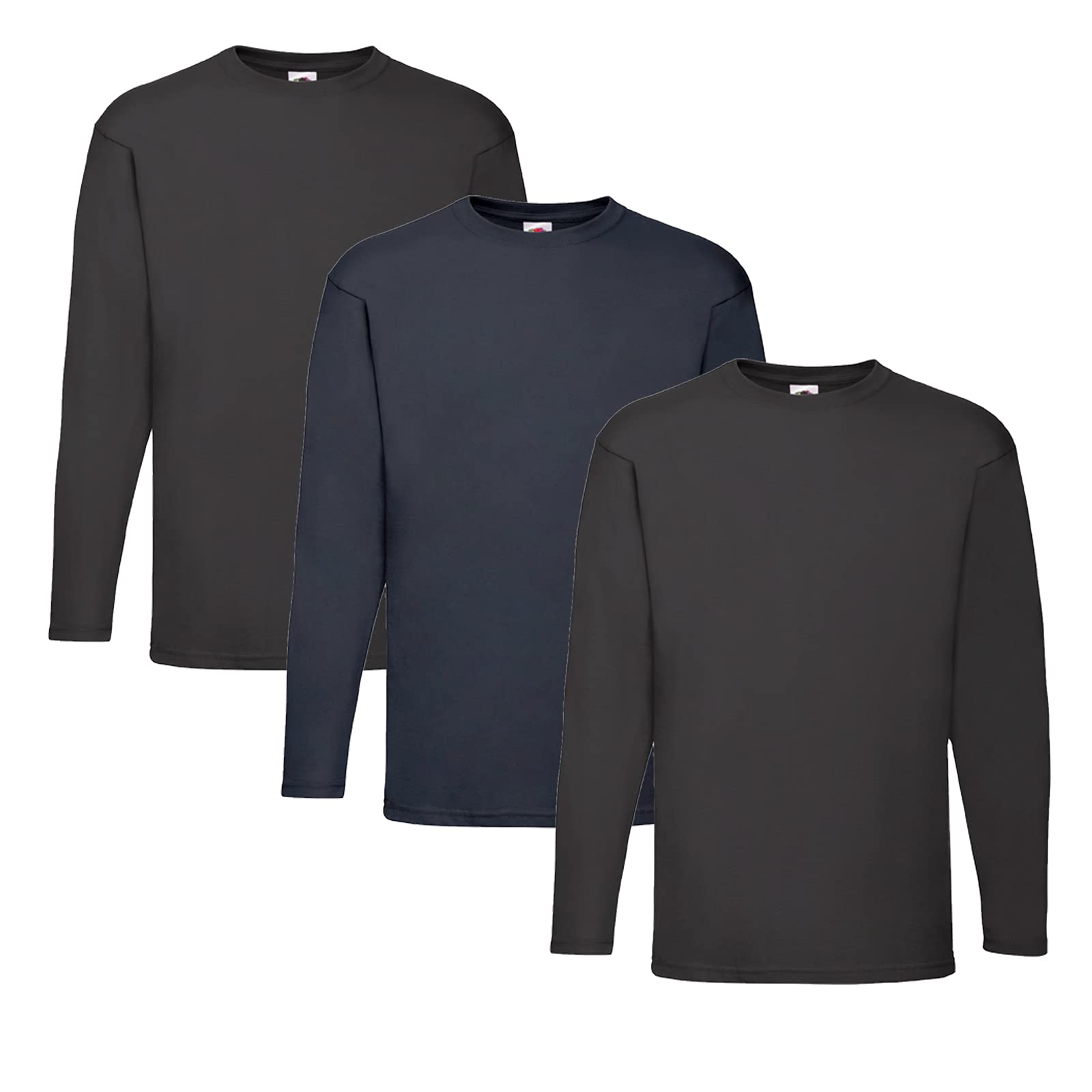 Fruit of the Loom Men's Valueweight Long Sleeve Sports Top, XXL