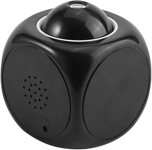 Miniatura 3 de EVGATSAUTO Reloj despertador de proyección, pantalla LCD digital multifunción para pared, pantalla de temperatura de conversación por voz, reloj