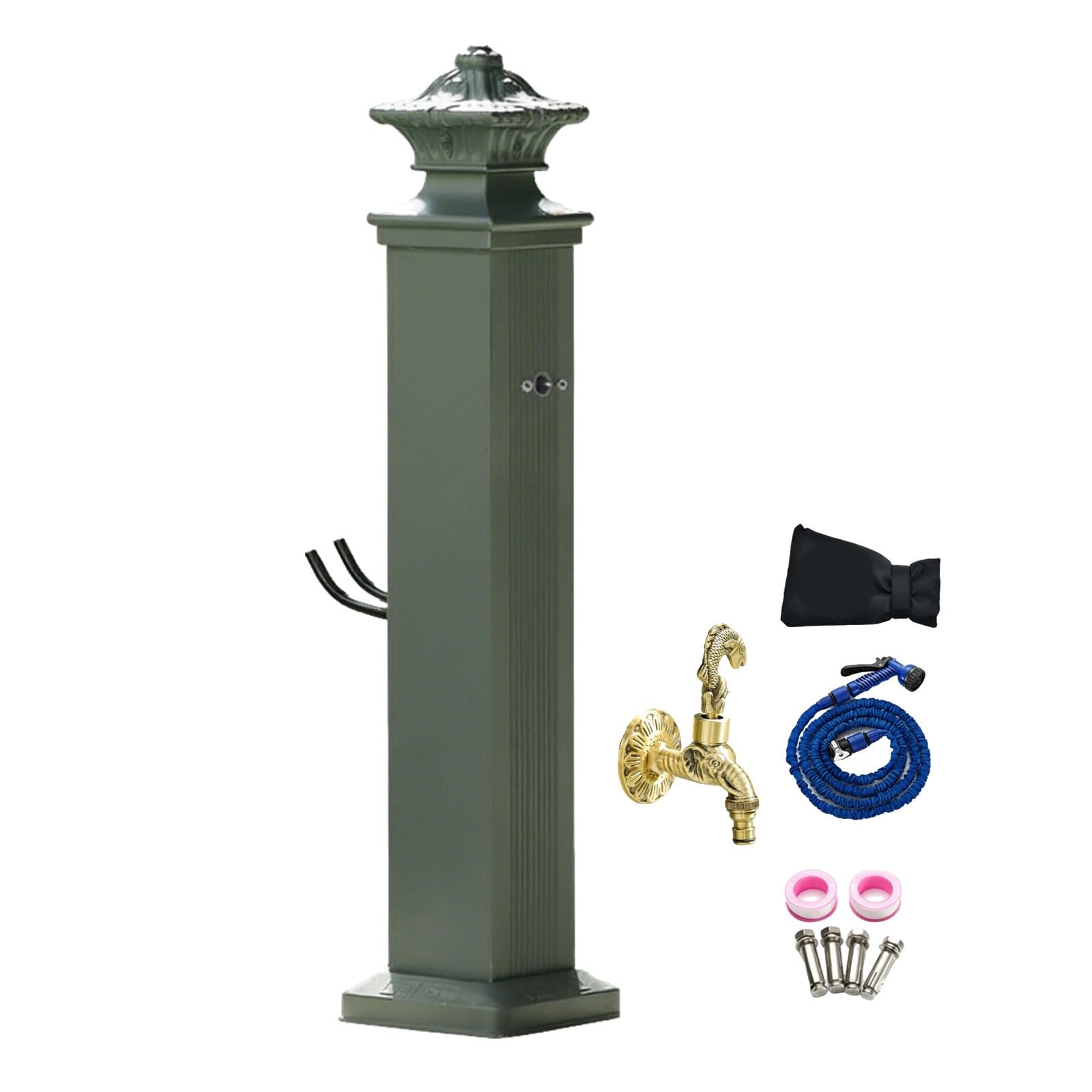 Yard Hydrant, Stainless Steel Garden Water Column with Faucet, Freeze Proof Vertical Water Hydrant, Suitable for Irrigation Washing