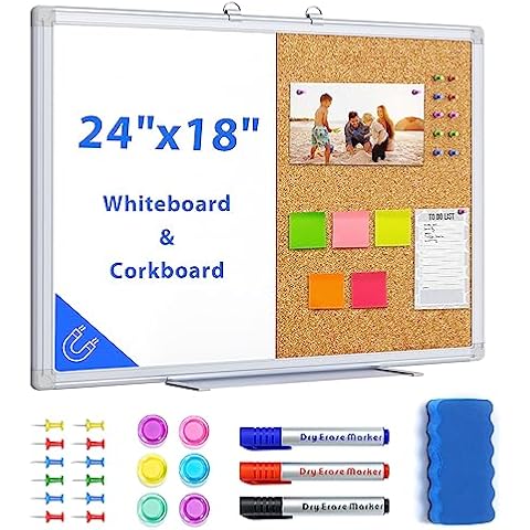 maxtek Combination Cork and Whiteboard 60 x 45 cm Cover