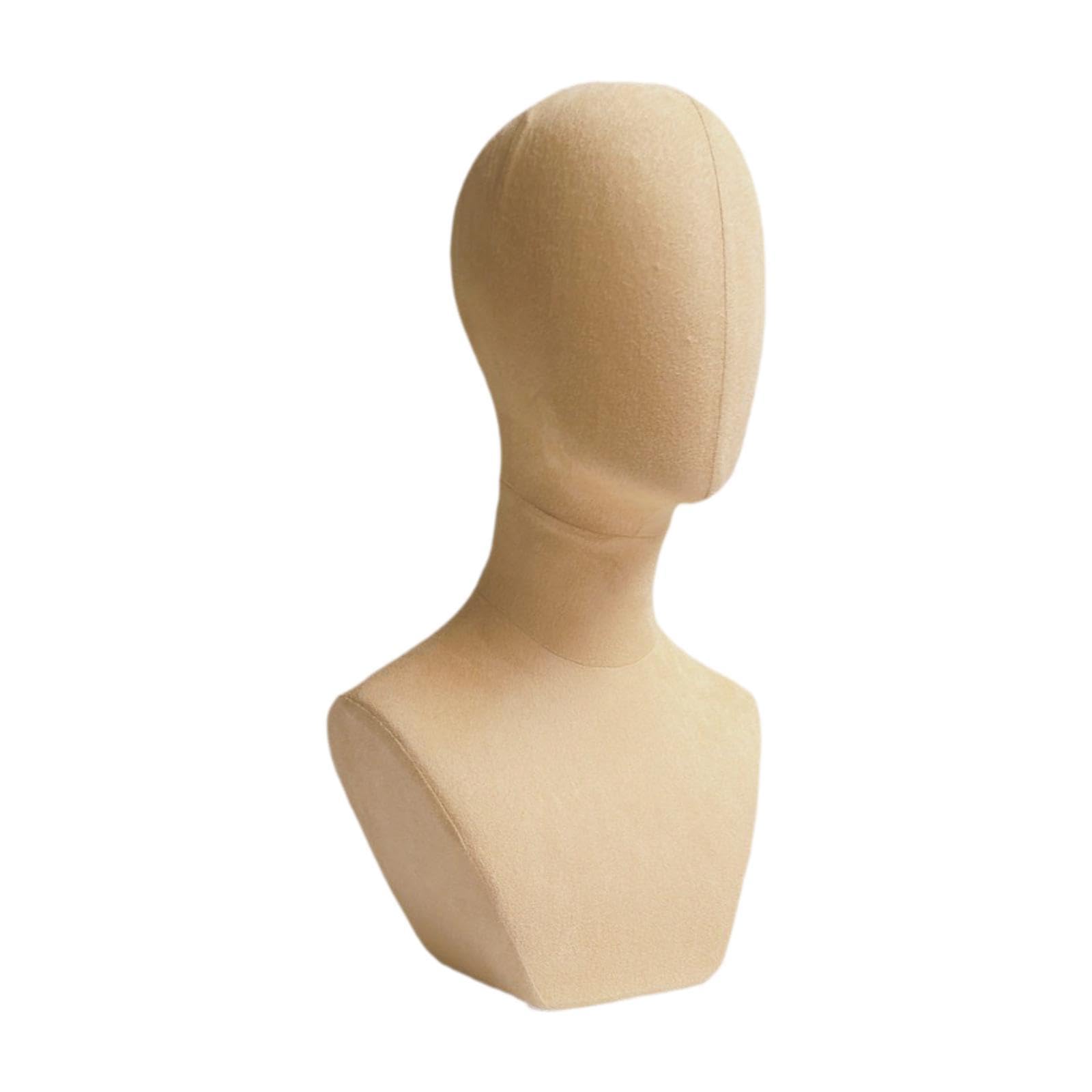 UJEAVETTE® Mannequin Head Stand Model Hat Display Holder for Headdress Scarves-image-0