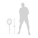 TANSO Raion SS Strung Badminton Racket (34 Lbs Tension, Recommended by Padukone School of Badminton, 77 Grams Ultra Light Weight Full Carbon Fiber with Premium Strings and Full Racquet Cover) gallery image