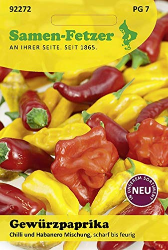 Gewürzpaprika, Chili und Habanero Mischung (Paprikasamen)