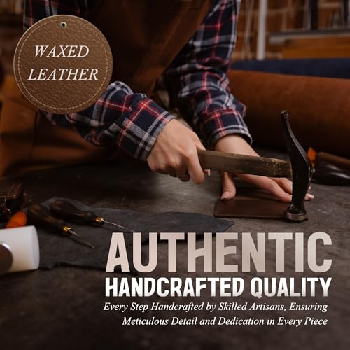 Genuine leather handcrafted wallet, bifold wallet with ID card slot, cool wallet for dad - Lion head4