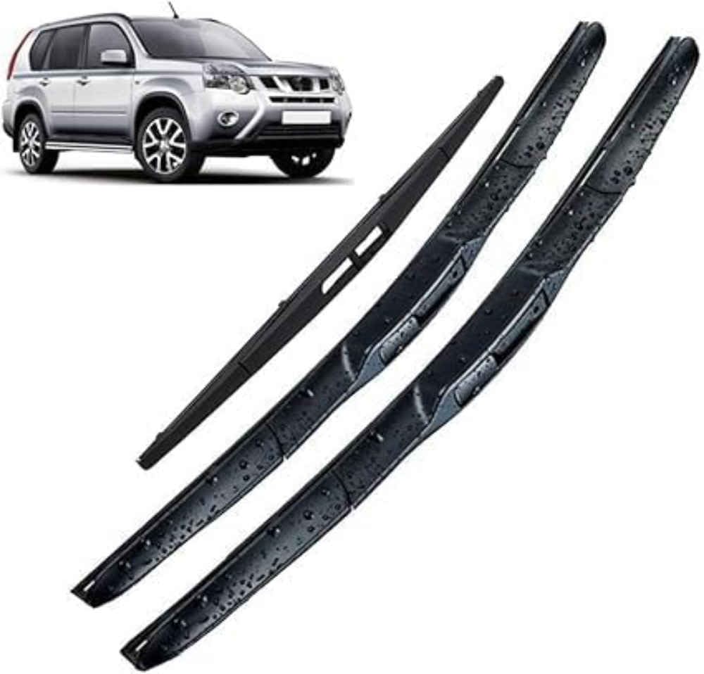 Nysldsco Normal Premium Exact Fit Windscreen Wiper Blades For Nissan X-Trail T31 2007-2013 Durable Natural Rubber Easy Fit For A Quiet And Streak Free Wipe
