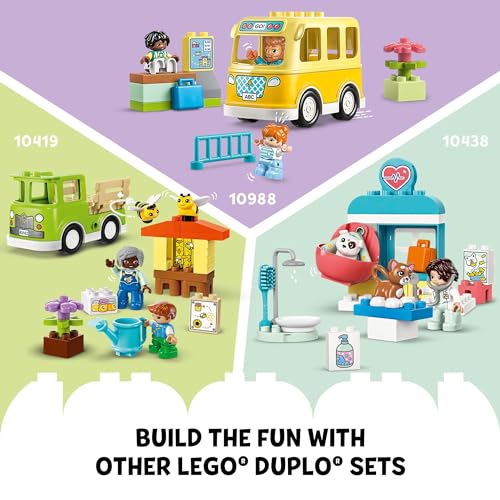 Lego 6474612 Duplo Town Visit To The Vet Clinic Pet-Care Role-Play Toy, Dog, Cat And Veterinarian Figures, Social Emotional Learning Pretend Play Animal Set thumb #5
