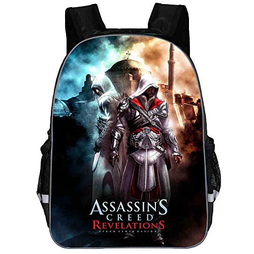 Assassin Creed Mochila para niños en Color Liso for Escolar de Secundaria Escuela Personalizada