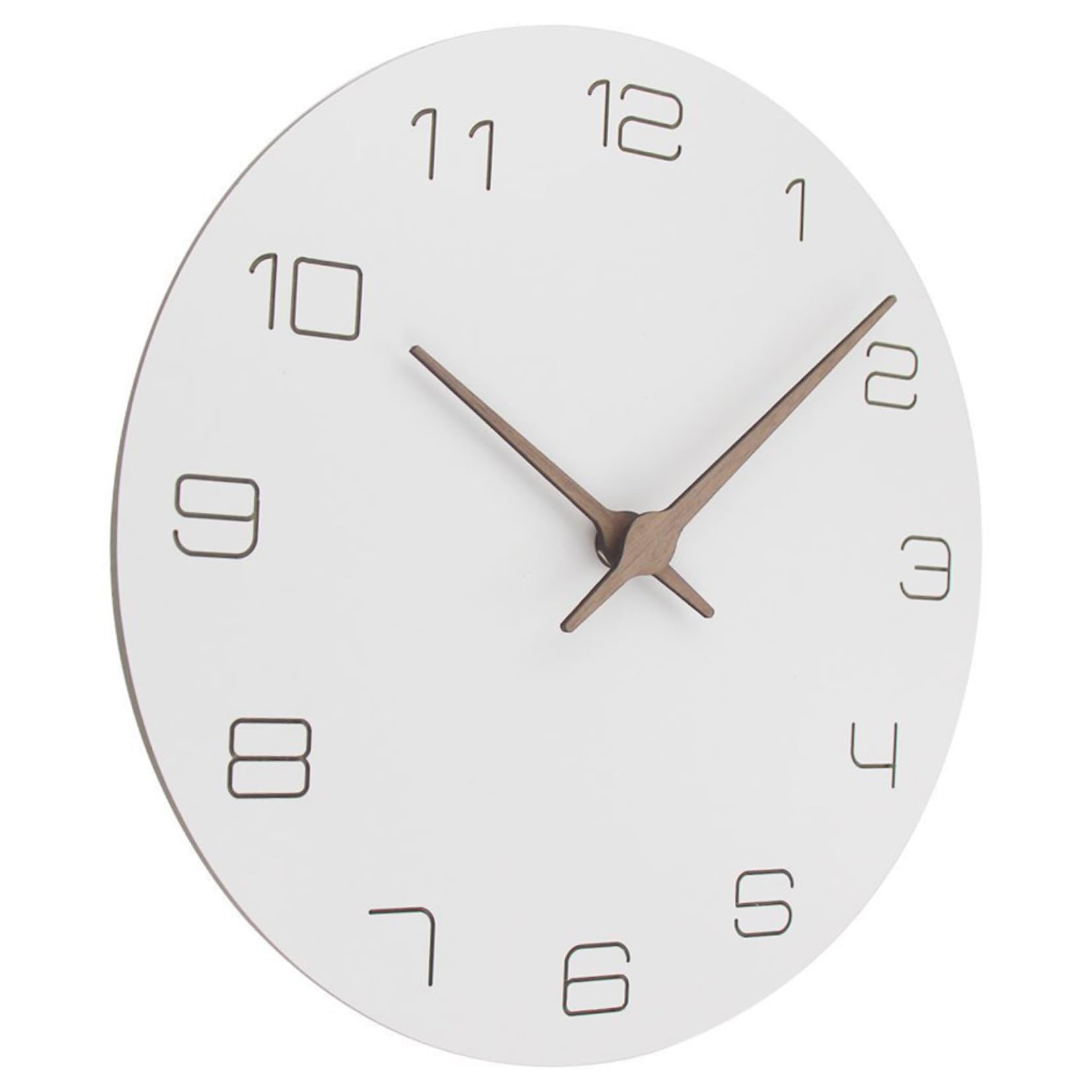 Horloge murale silencieuse au mécanisme créatif sans tic-tac pour chambre