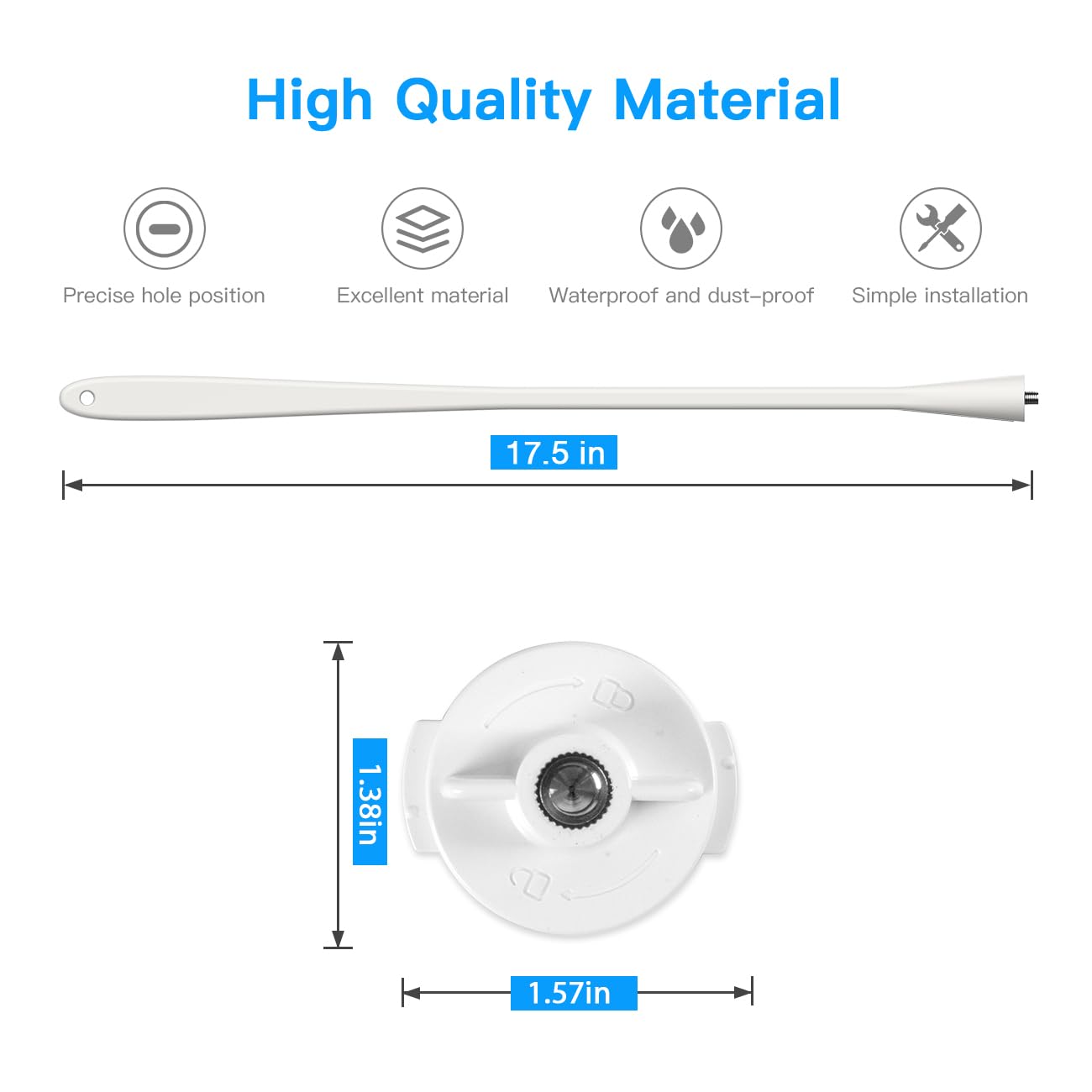 HOLACA Flexible Mount Compatible with Imou 2K(3MP)/2.5K(4MP)/3K(5MP) Security Camera Indoor - Image 2