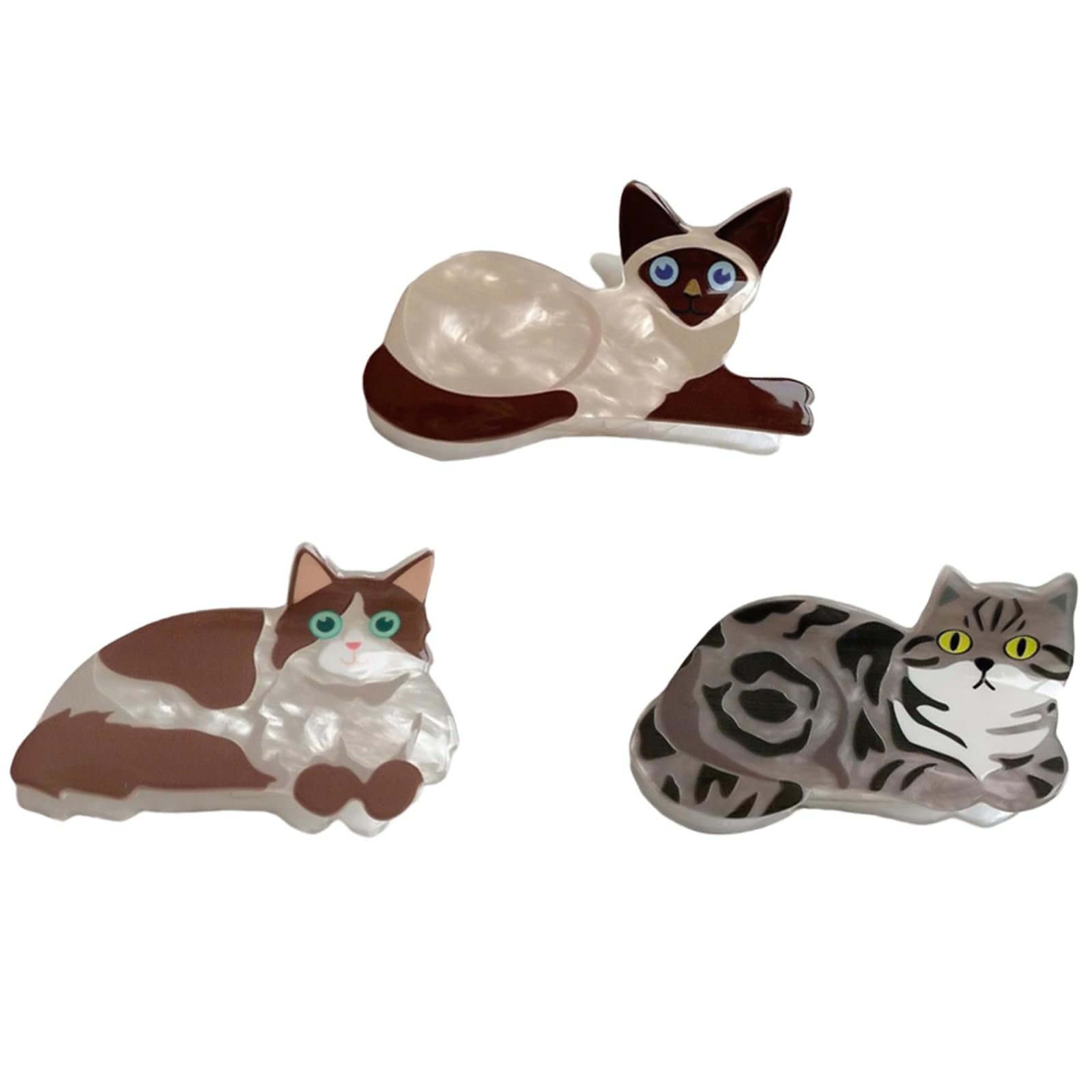 Amazon.co.jp: 漫画犬/猫用ヘアクロー女性用ヘアクリップ