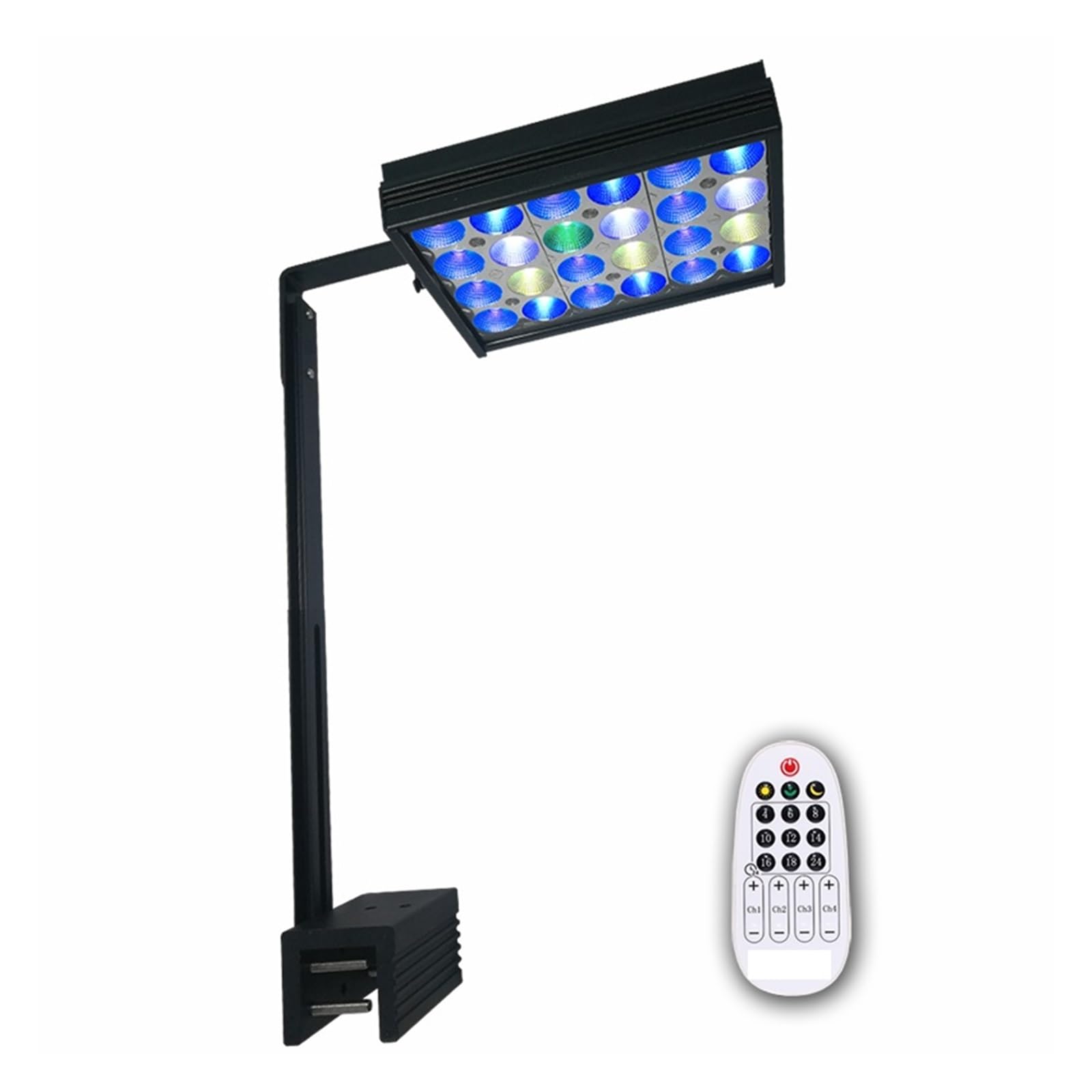 oświetlenie akwarium Lampa akwariowa Led do akwarium Oświetlenie Led Akwarium Rafa Koralowa Marine Akwarium Światła Led Tank Remote Control do akwarium roślinnego