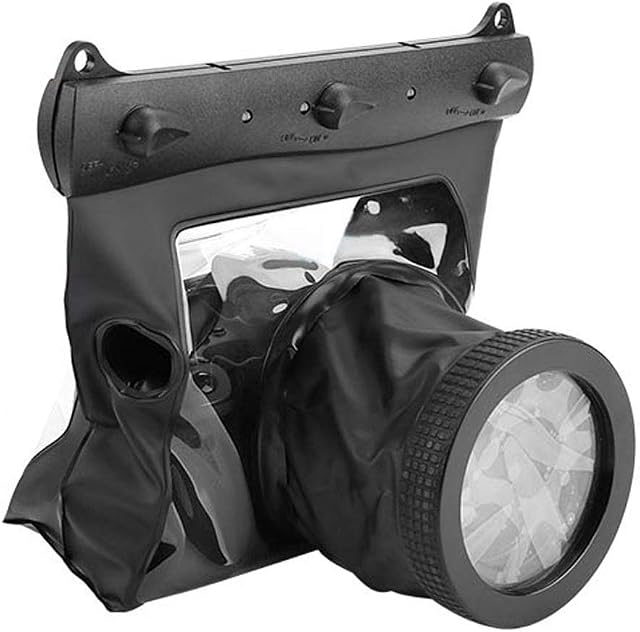 Étanche à l'eau Sac de dving sous-marin Photograpy Cage 20M pour DSLR Caméras (Noir)