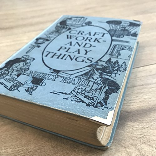 40 Stück - Buchecken/Buchbeschläge aus Metall (16 x 16 x 3,5 mm) - vernickelt/silber