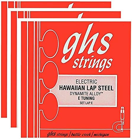 Amazon.com: GHS Electric Hawaiian Lap Steel Strings E Tuning 13-56 (3 ...