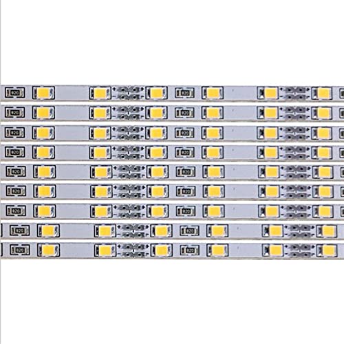 Tira rígida LED 50cm 60 LEDs blanco cálido 12V miniatura 4
