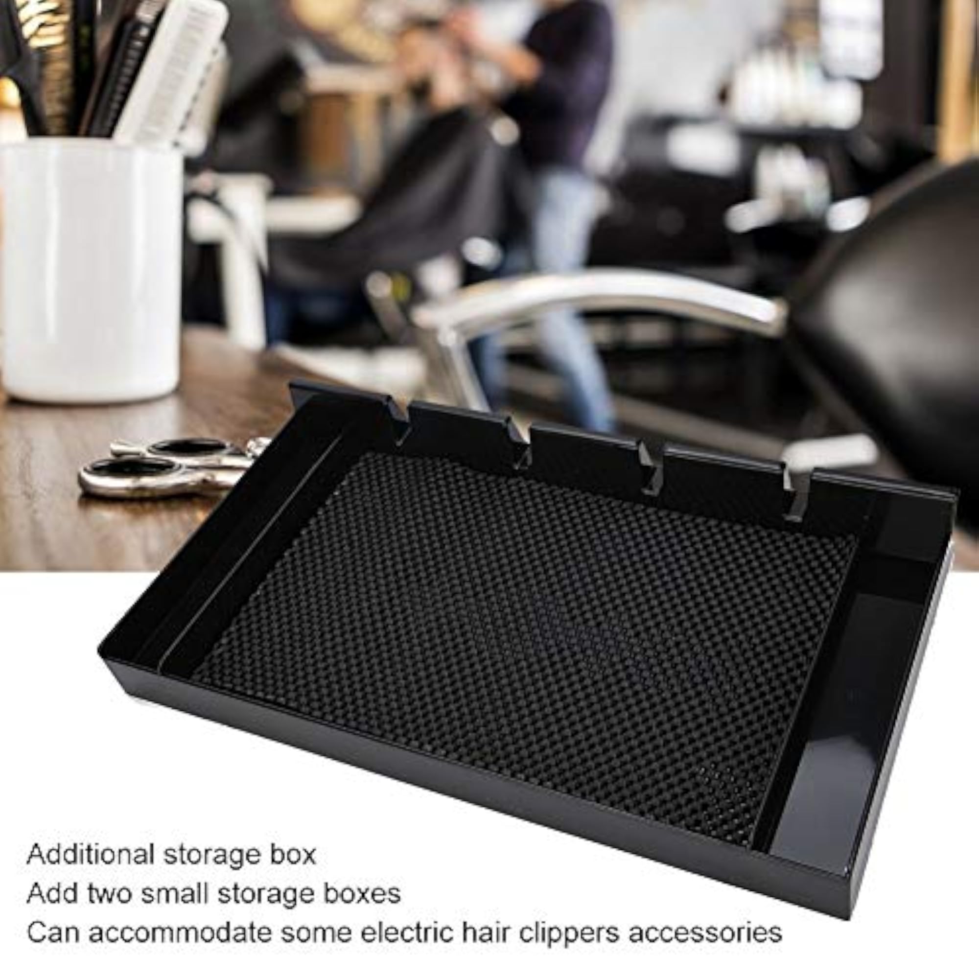 Hair Clipper Storage Box, Black PC Tool Storage Case