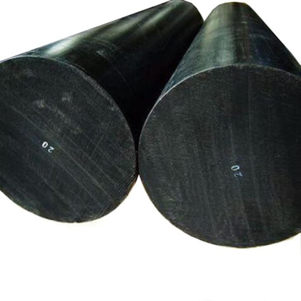 EDFMGH 1PCS Black Graphite Polytetrafluoroethylene Bar Environment-Friendly Non-Toxic DIY PTFE Plastic Rod/6mm~100mm Diameter PTFE Bar(40mm)