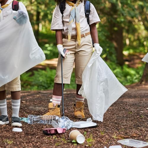 EcoBag 30 - Pack Heavy Duty White Bin Liners - 55L - 15 Microns - Extra Strong, Leak-Proof, Tear-Resistant Bags for Swing Bins, Kitchen, Home & Office (580x880mm) - Image 8