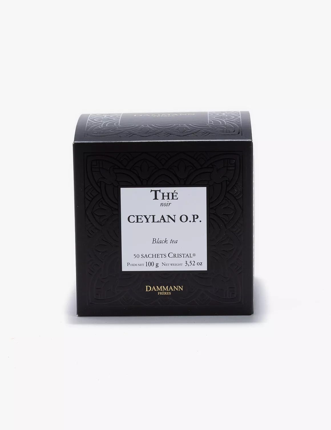 Bracia Dammann | Nero Cejlon OP | Tè Nero Orange Pekoe - 50 Bustine (100 gr) | Konfekcje Bustine | Miscela Te Nero Czarna herbata Sri Lanka