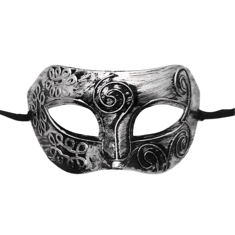 Halloween Eye Mask Metallic Masquerade Mask Half Face Vintage Eye Mask