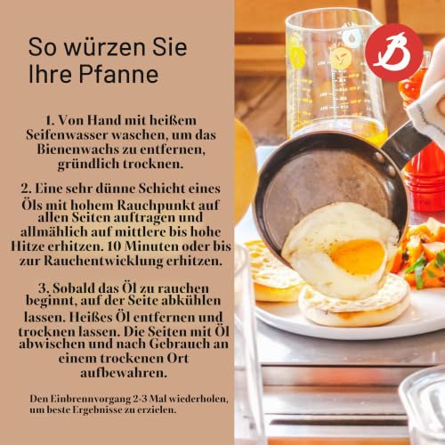 de Buyer - Blinis-Pfännchen MINERAL B aus Eisenstahl - 12 cm - 5612.12, Silber – Ansicht 3