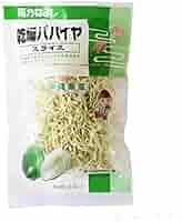 Amazon.co.jp: かねよし 乾燥パパイヤ 細切り沖縄産 ×4セット