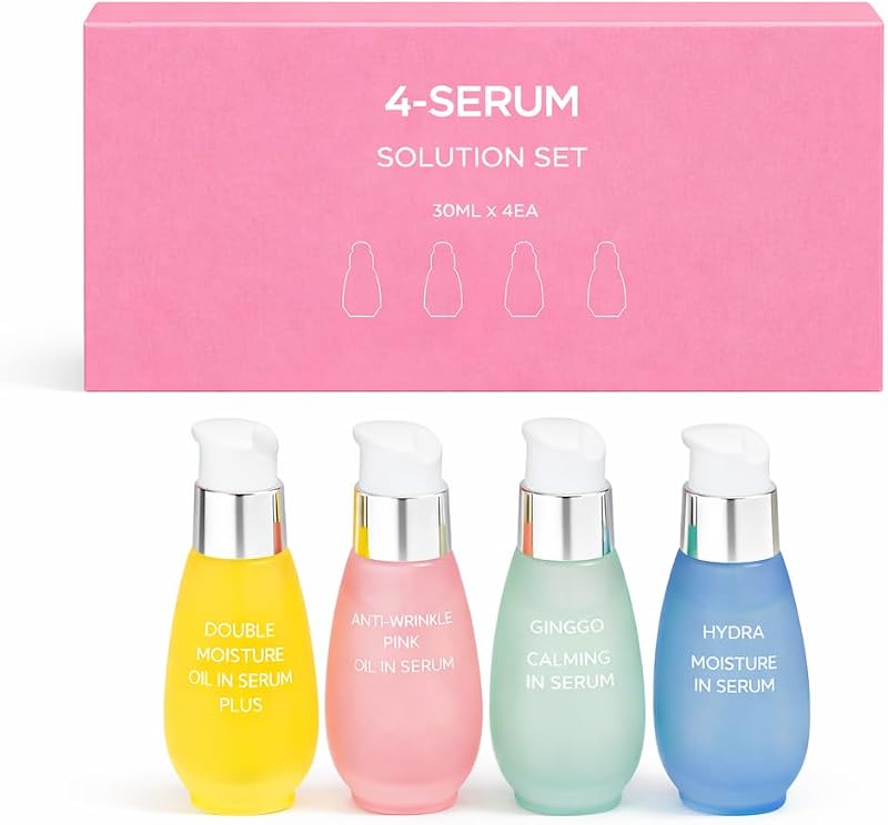 CHARMZONE Conjunto com 4 Séruns Oil-in-Serum para o Rosto, 30 mL cada