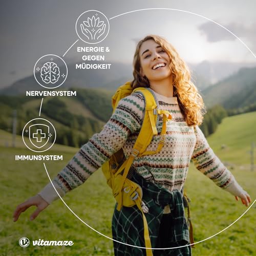Vitamin B-Komplex extra hochdosiert, 120 vegane Tabletten für 4 Monate, Alle B-Vitamine mit optimaler Bioverfügbarkeit, Natürliche Nahrungsergänzung ohne Zusatzstoffe