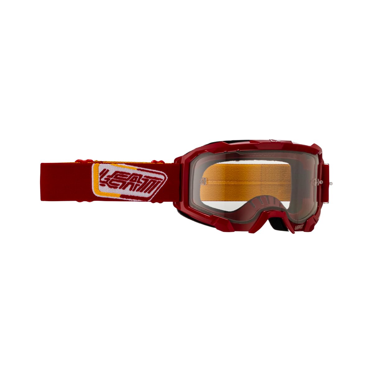 Leatt Schutzbrille Velocity 4.5 83 Vlt Ruby Clear X, Unisex, Rojo rubí, Talla única