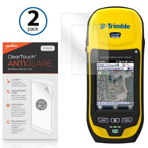BoxWave Screen Protector Compatible with Trimble GeoExplorer 6000 - ClearTouch Anti-Glare (2-Pack), Anti-Fingerprint Matte Film Skin for Trimble GeoExplorer 6000, Trimble Geo 7X | GeoExplorer 6000