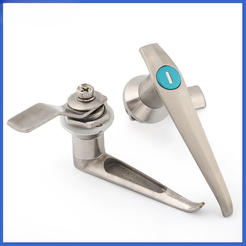 MS301-1-A Button Handle Lock MS304-1-A Distribution Cabinet Door Lock MS303-1-A Distribution Box Door Lock(Bronze)