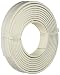 Frost King V23WA Ribbed Rubber Self-Stick Weatherseal Tape, 3/8" W, 1/8" T, 17 ft L, White