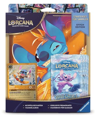 Disney Lorcana TCG: Starter set per collezionisti – Stitch Edition (tedesco)