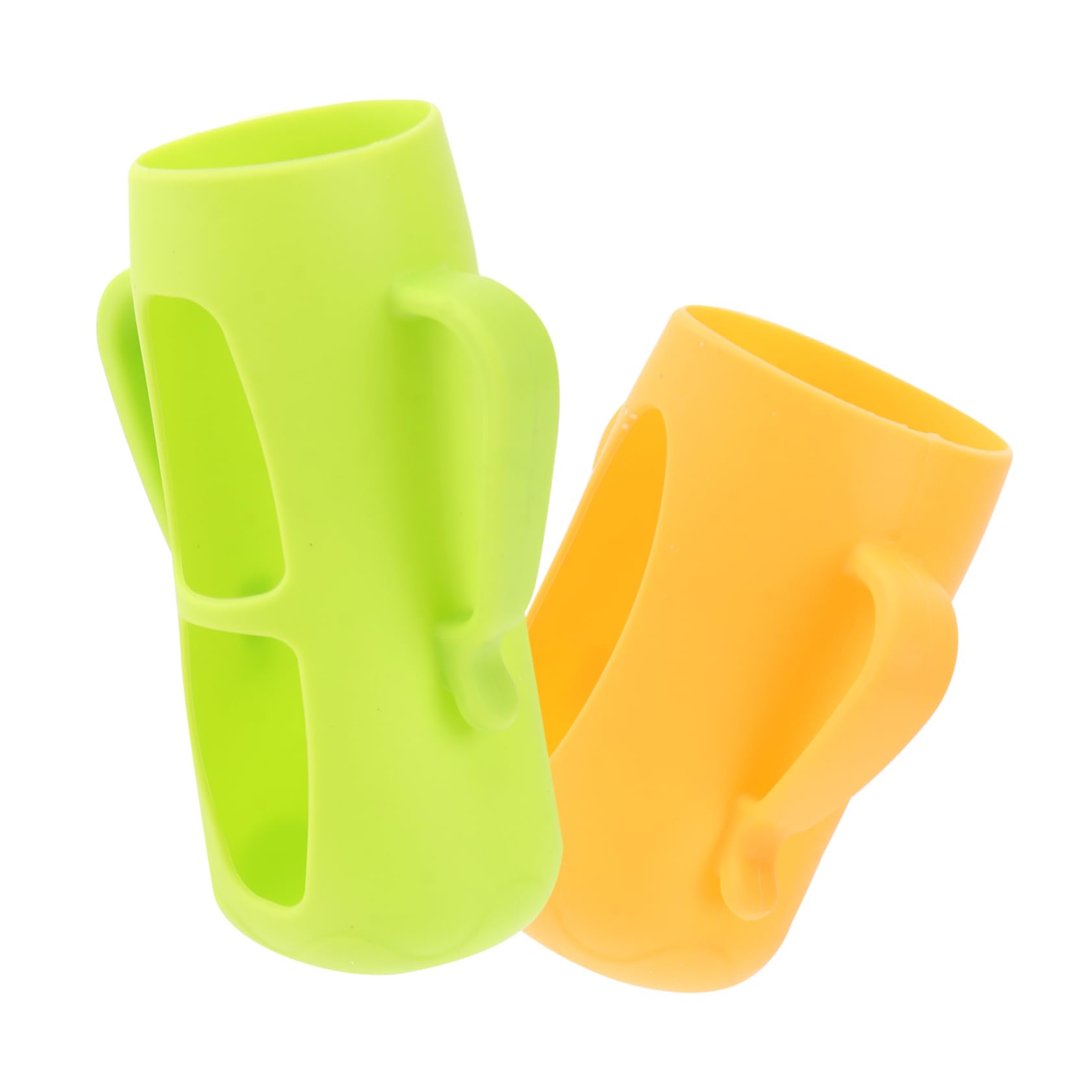 Toyvian Funda de Silicona para Biberón 2 Piezas Protección Fiable y Cómoda para Botellas de Leche en Bebés Diseño Bonito y Resistente para Uso Diario Color Aleatorio