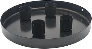 Seaside Kerzen-Tablett Mit 4 Magnetischen Haltern - Deko Tablett Für Stabkerzen