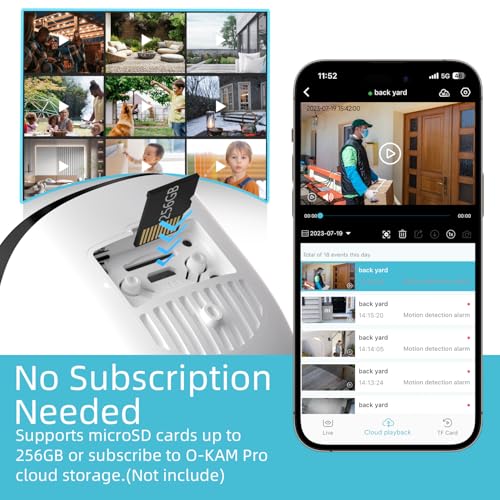Rraycom W1 4-Pack 2K Battery-Powered Security Camera (Dual-band WiFi, No Forced Subscription) — view 9