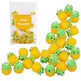 Idiy Scrapbooking Slime Charms - 25pc Cute Pineapples - Great for Arts and Crafts, School Projects, Scrapbooking Beads, DIY Decorations, Ornament Embellishments, Resin- Fun for Adults and Kids