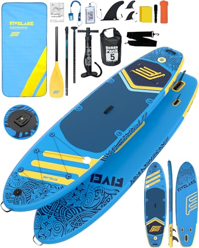 FIVELAKE Tavola Sup Gonfiabile,Stand up Paddle Board 2 Persone,SUP con Accessori per Paddleboard,...