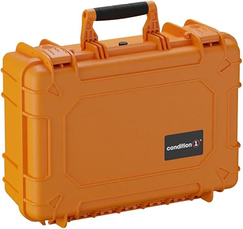 Condition 1 Funda rígida protectora impermeable mediana de 18 pulgadas con espuma, 18 x 14 x 7 pulgadas, hermética #801, clasificación IP67, a