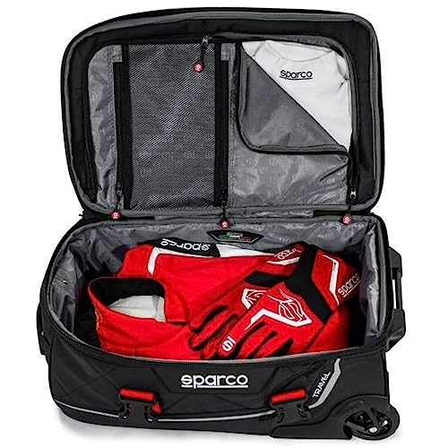 Sparco Travel Bag, Black/Red