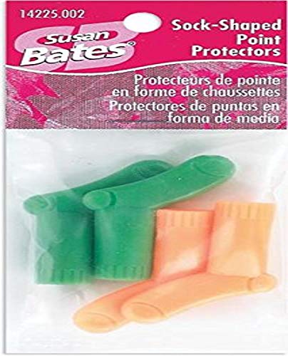 Susan Bates 14225.2 Assorted Sock Point Protector, 0-10 Size, 4-Pack