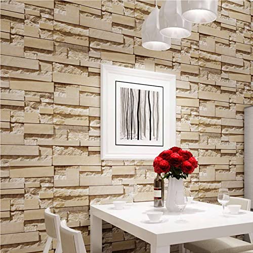 3D Tapete Wandpaneele Schnelle Leichte Montage 3D Imitation Backsteintapete Esszimmer Wohnzimmer Bekleidungsgeschäft Kreative Kulisse Wanddekoration Kunsttapete Wohnkultur Cover