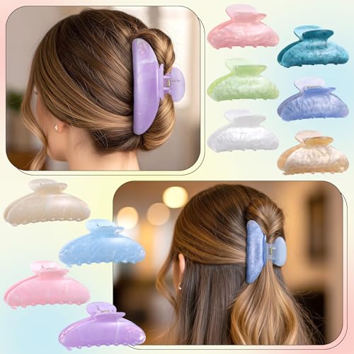 16 piezas grandes pinzas acrílicas para cabello miniatura 6