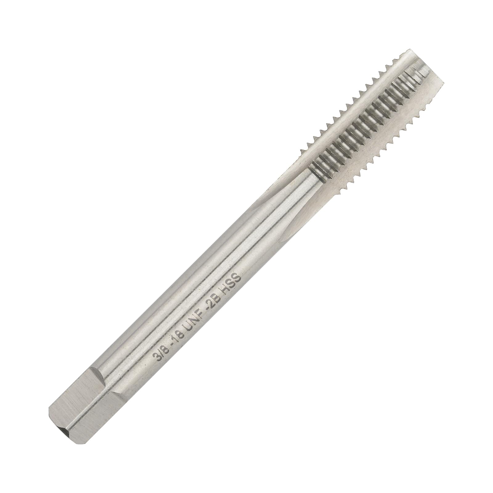 Taraud machine HSS 3/8"-18 UNS à filetage droit pour fileter l'acier