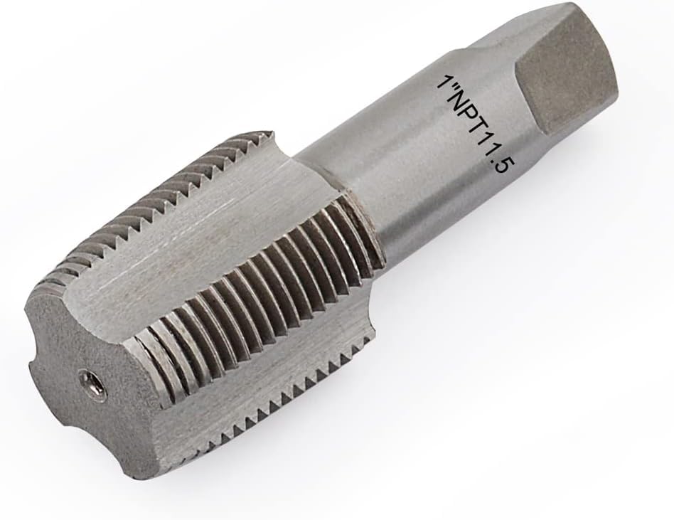 Gunpla 1 Inch NPT Pipe Thread Tap – 1-11.5 NPT, Alloy Steel Internal Thread Former For Cleaning Or Re-Threading Damaged Pipes