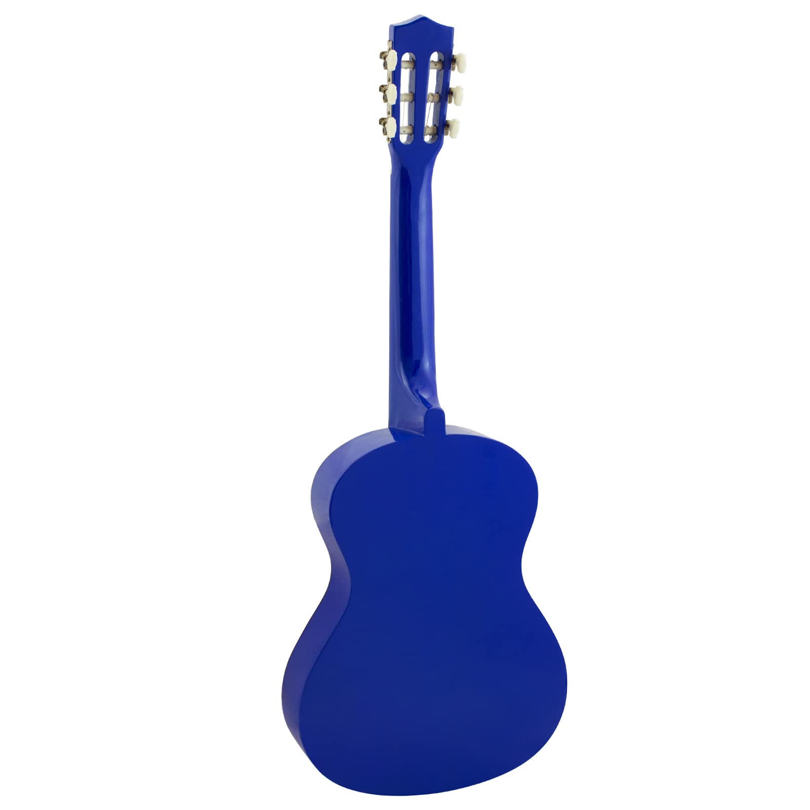 TIGER CLG4-BLTU Guitarra clásica para niños - Pack de guitarra española de tamaño 3/4 Afinador, estuche, púas y cuerdas de repuesto - Pack de guitarra escolar para principiantes - Azul | Incluye Afinador, Estuche, Púas y Cuerdas de Repuesto