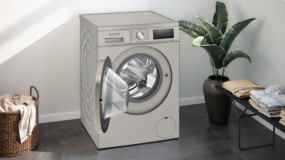 Siemens WU14UTS8, iQ500 - Lavatrice sottopiano 9 kg, 1400 giri/min, sistema antimacchia, smartFinish per meno stiratura, lavaggio rapido con speedPack L, waterPerfect Plus, funzione di riaggancio,