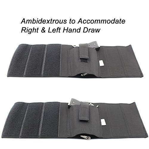 Depring Ankle Holster For Concealed Carry Elastic Hook Loop Band Pistol Carrier For Right Left Hand Draw Fits Subcompact Compact Handguns | (1St Generation) #TOP2