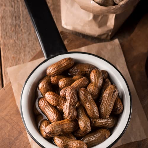 Amish Eco-Farm | Bulk Raw Peanuts In Shell, Virginia Grown By Hamptons Farms | Great For Boiling, Squirrels Feed, Birds Feed And Wildlife. (25 Lb Box) #TOP1